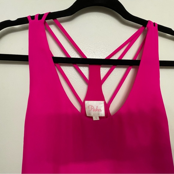 Parker Pink Silk Too! Size Small - Picture 2 of 5